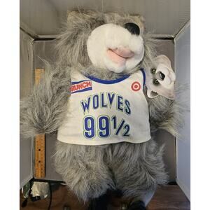 Vintage 1990 Minnesota Timberwolves Crunch #99 1/2 Plush Figure from Target Rare